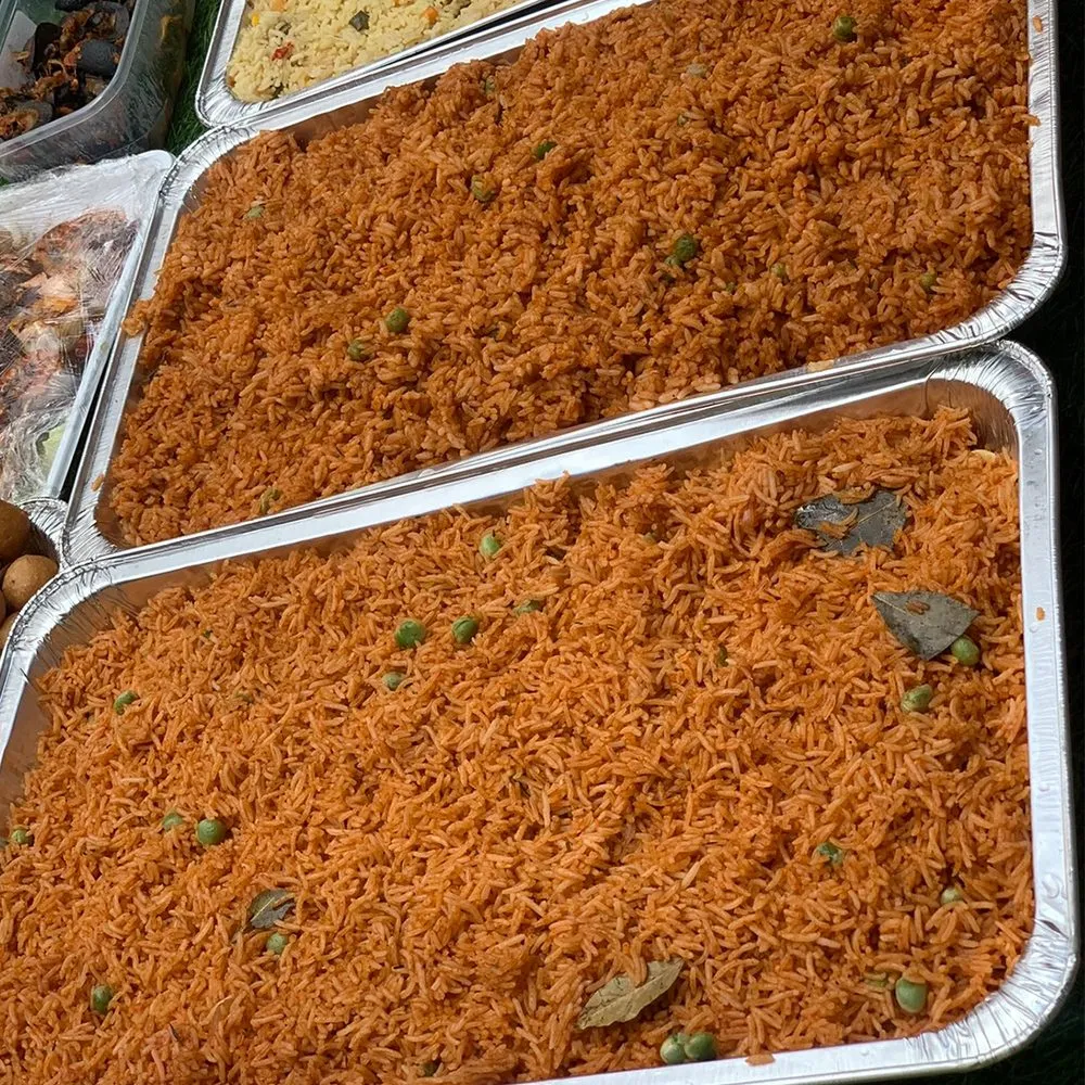 Jollof rice tray