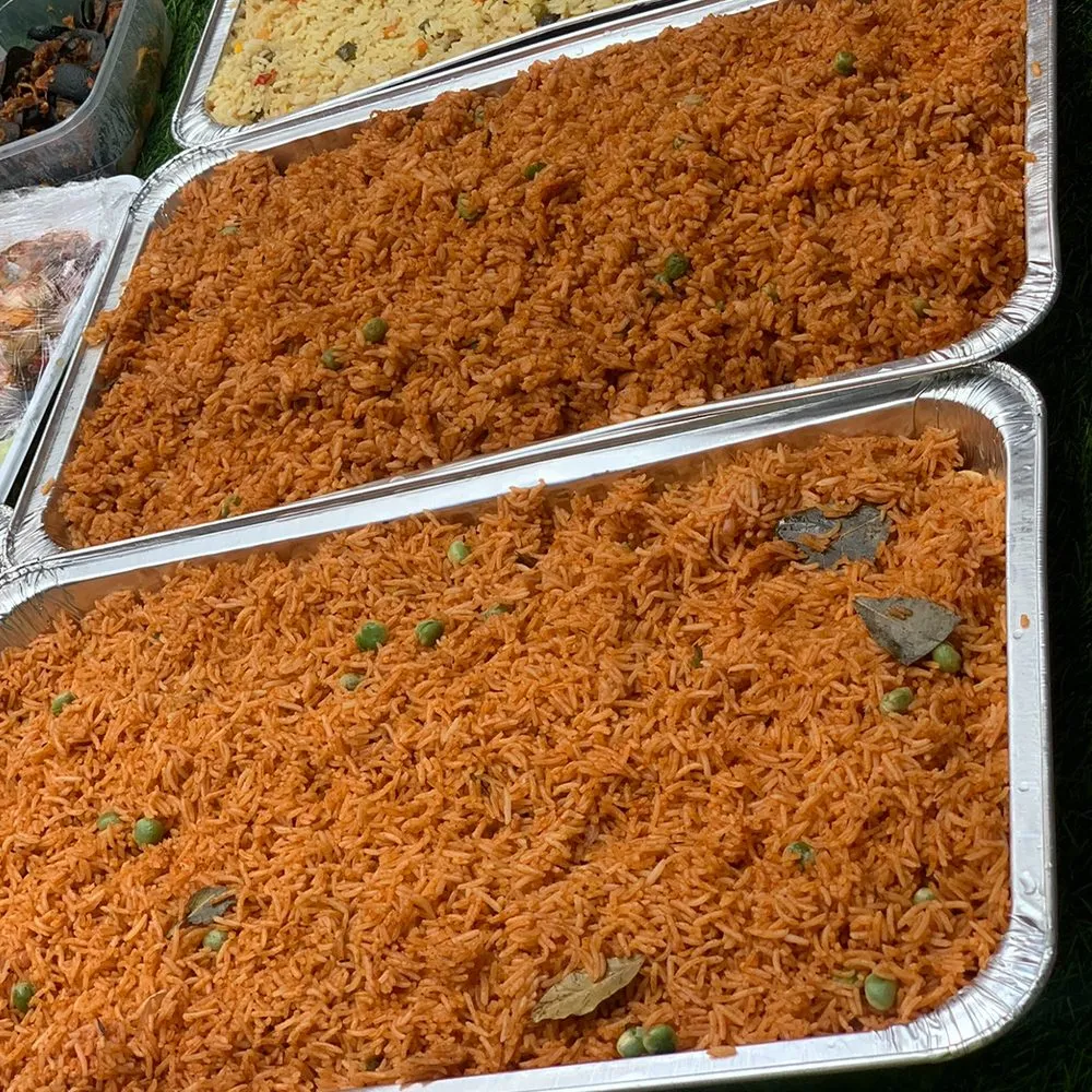 Jollof rice tray